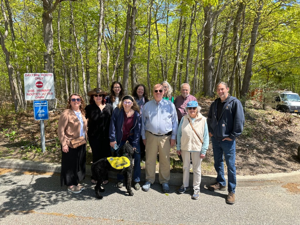 Group image of Friends of Ashley Schiff, including the new president Tom Wilson.